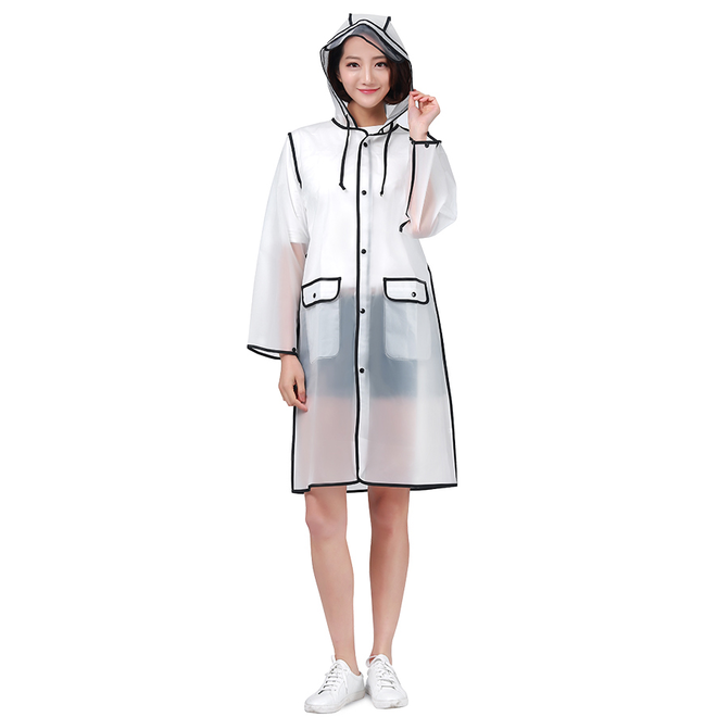 Womens 2025 clear raincoat