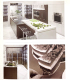 Tous les types d'armoires de cuisine en acier inoxydable, série Villa Club