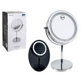 LED Light Makeup Vanity Mirror with Dimmer, Touch Switch, 1x/10x Magnification - Bodico Ideal to decorate your bathroom or living room
