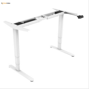 Sit-Stand Dual-Motor Height Adjustable ADR Desk Frame, Electric-White
