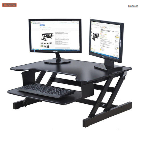 ADR Height Adjustable Standing Monitor Ergonomic Desk Riser, 32