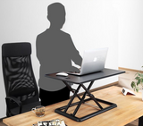 Convertisseur de bureau assis-debout portable réglable en hauteur