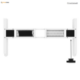 Sit-Stand Dual-Motor Height Adjustable ADR Desk Frame, Electric-White + Standing Mat