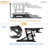 Sit Standing Desk Height Adjustable Ergo Riser ADR+Standing Mat
