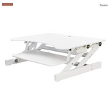 EADR Sit To Stand Height Adjustable Desk Riser with Easy Up-Down Handles - Rocelco®