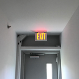 Emergency Exit Sign 3.8W LED in Red