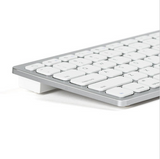 Bluetooth Keyboard Slim Mini 3.0 Wireless QWERTY Key Board Silver