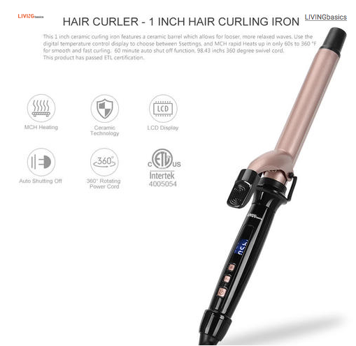 how to use a 1 inch curling iron