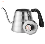 Stainless Steel Pour Over Kettle With Thermometer and Coffee Dripper Filter Set