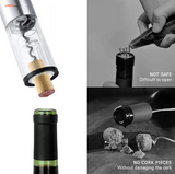 Ouvre-bouteille de vin tire-bouchon automatique avec coupe-capsule, alimenté par batterie 