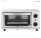 Toaster Oven 4 Slice, 9” Pizza, Multi-function Aluminized steel (FDA), 10L Capacity