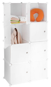 Portable Clothes Closet Wardrobe Bedroom Armoire Storage Organizer with Doors - SortWise™