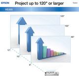 Epson® VS355 WXGA 3LCD Projector