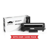 Brother TN760 Compatible Black Toner Cartridge High Yield - With Chip - Moustache® - 1/Pack