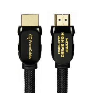 Câbles HDMI® 2.0 haut de gamme avec gaine en nylon série Mamba - 6 pieds (noir)