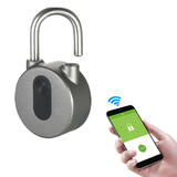 Smart Padlock Anti-Theft Security Lock Keyless For Bike Door Bluetooth Waterproof App Control 1Pc