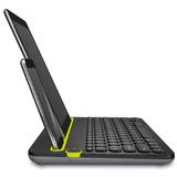 Clavier multi-appareils Bluetooth K480 de Logitech pour ordinateurs, tablettes et smartphones - Noir