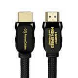 Premium HDMI 2.0 Cables with Nylon Jacket Mamba Series - 15Ft (Black)