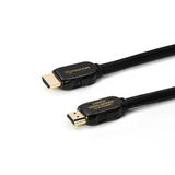 Câbles HDMI 2.0 haut de gamme avec gaine en nylon série Mamba - 3 pieds (noir) 