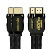 Premium HDMI 2.0 Cables with Nylon Jacket Mamba Series - 3Ft (Black)