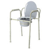 Commode Chair Aluminum alloy Toilet Seat Chair With Folding Commode Bucket