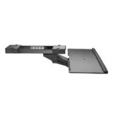 Adjustable Computer Keyboard & Mouse Platform Tray Deluxe Under Table Desk Mount - PrimeCables®