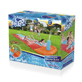 Double Lane Inflatable Dragstrip Splash Water Slide, 16ft - Bestway H2OGO!