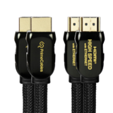 Premium HDMI® 2.0 Cables with Nylon Jacket  Mamba Series - 6Ft (Black)