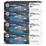 HP 972X Original PageWide Ink Cartridge Combo High Yield BK/C/M/Y