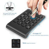Wireless 18 Keys Numeric Keypad, Black