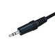 Câble stéréo Plug/Plug M/M 3,5 mm - Noir (4 longueurs disponibles)