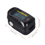 Fingertip Pulse Oximeter, Multi-Directional Display, Blood Oxygen Heart Rate, Infrared Measurement