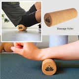 100% Natural Cork Massage Set, Peanut Massager, Massage Roller & Massage Ball-LIVINGbasics™