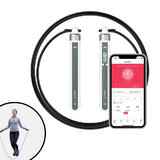 Smart Jump-Rope with Fitness data display, Bluetooth Mobile App Tracking