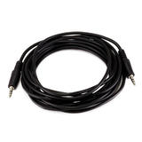 3.5mm Stereo Plug/Plug M/M Cable - Black (4 lengths available)