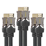 HDMI 2.0 Cables 3Ft UHD 4K 60Hz 18Gbps Zinc Alloy Licensed