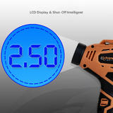 Portable Air Compressor Pump Cordless Tire Inflator with Digital Display & LED Light