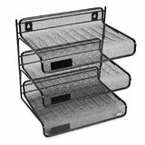 Rolodex® 3-Tier Desk Shelf - Black
