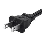 18AWG Power Cord Cable, NEMA 1-15P to IEC-320-C7