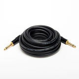 6ft Premier Series 1/4inch (TS or Mono Phono) Male 16AWG Audio Cable (Gold Plated)
