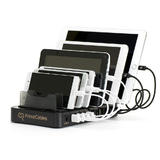 72W 10-Ports USB Smart Charging Stand Station