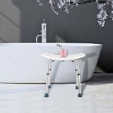 Shower Chair,Adjustable Height Bath Shower Tub Bench Chair with Non-Slip Seat and Feet